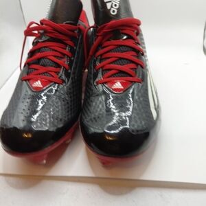 Adidas Adizero Football Soccer boots Cleat Men's Black/Red Used Sz 11